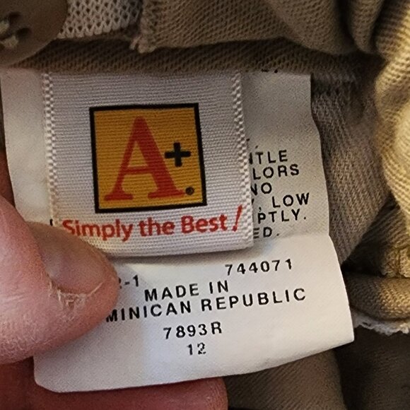 Donnelly's Khaki Chino Uniform Pants Size 12 - Picture 7 of 16